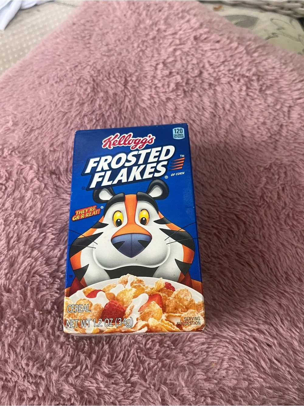 Kellogg's Frosted Flakes Mini Cereal Box - Blue